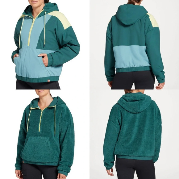 Alpine Design green reversible Sherpa jacket size XS - Picture 1 of 8